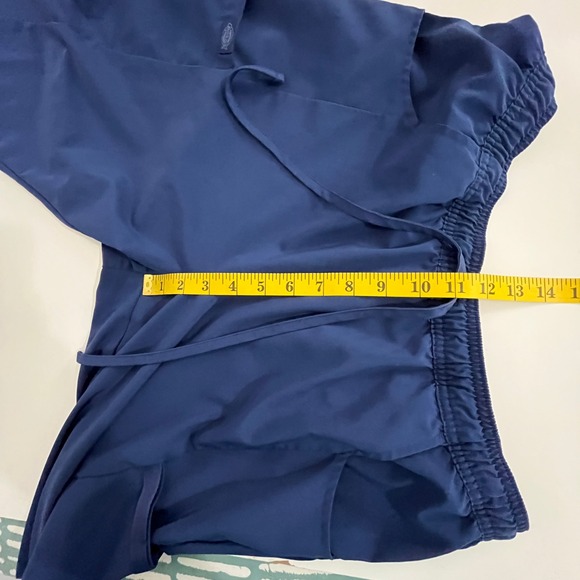 Dickies Womans Medical Scrub Pants Navy DK010 Sz L Loose Fit Utility Cargo Nurse - Picture 9 of 13